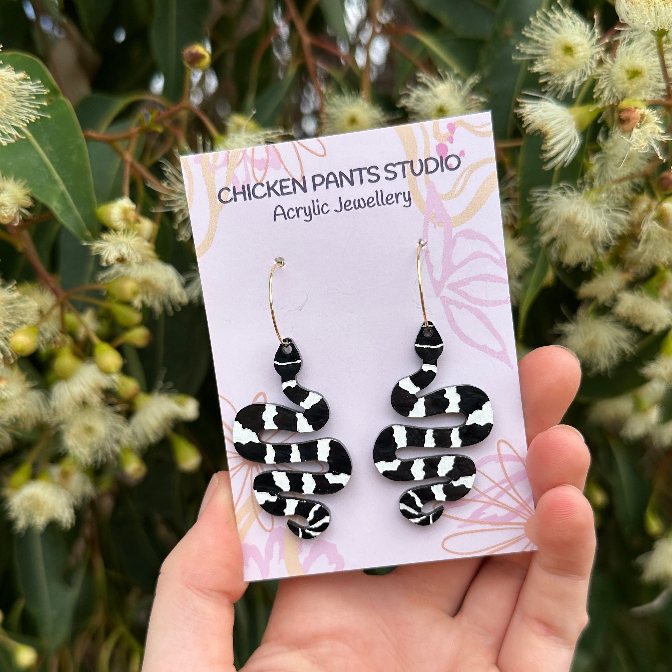 Earrings: Bandy Bandy Snake