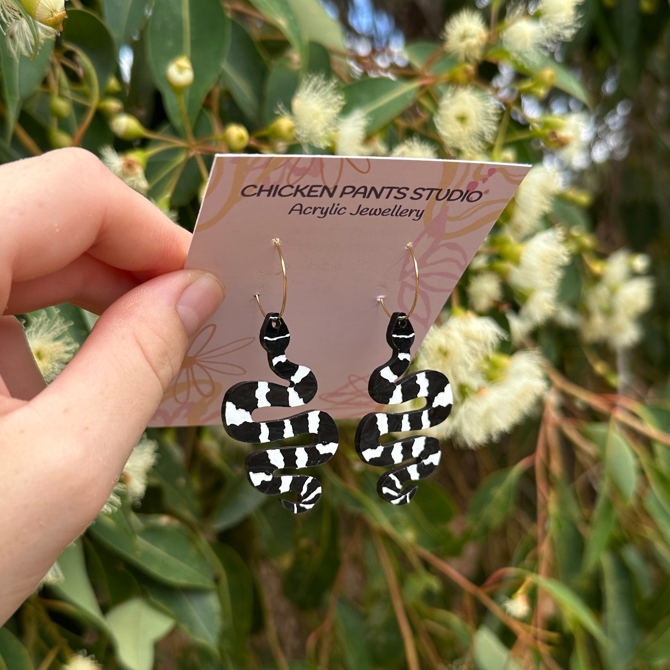 Earrings: Bandy Bandy Snake