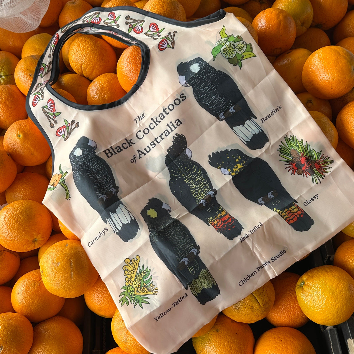 Shopping Bag: Black Cockatoos
