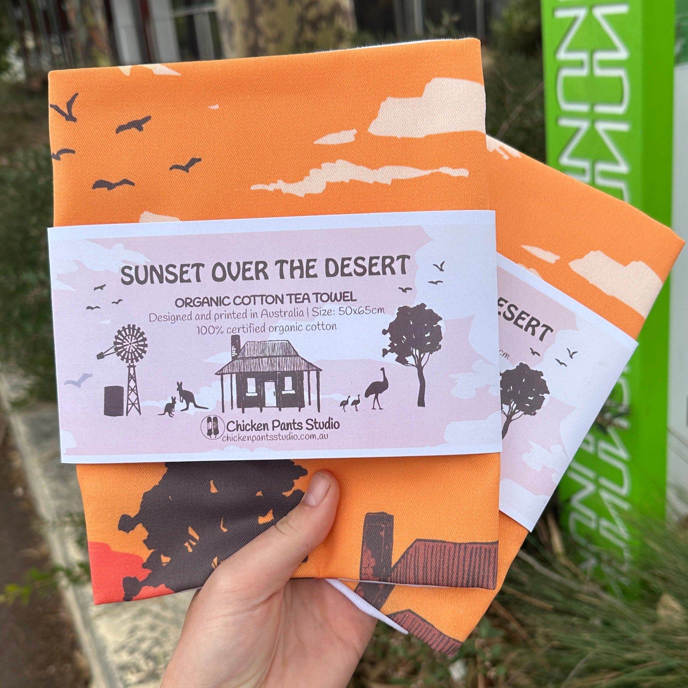Tea Towel: Desert Sunset