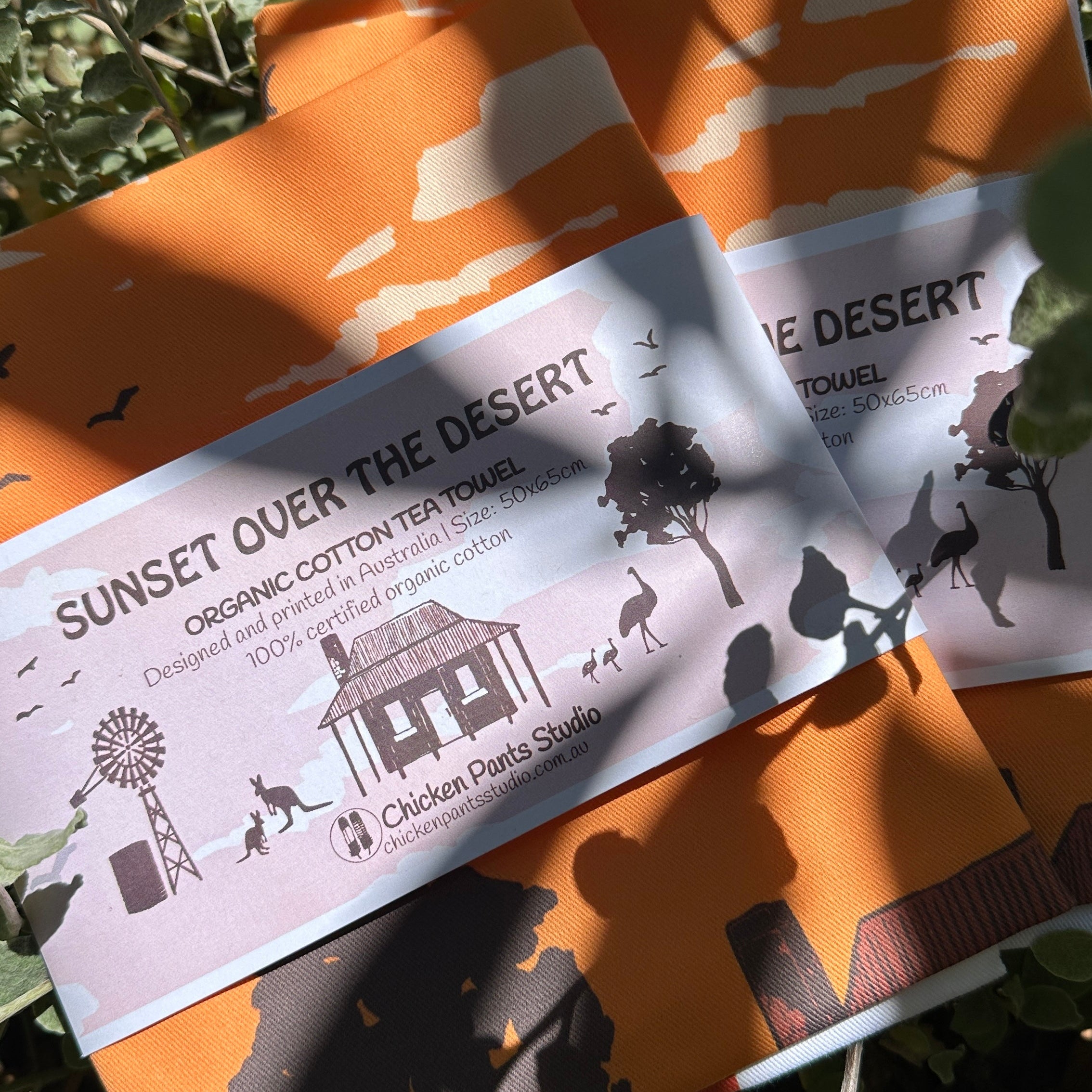 Tea Towel: Desert Sunset