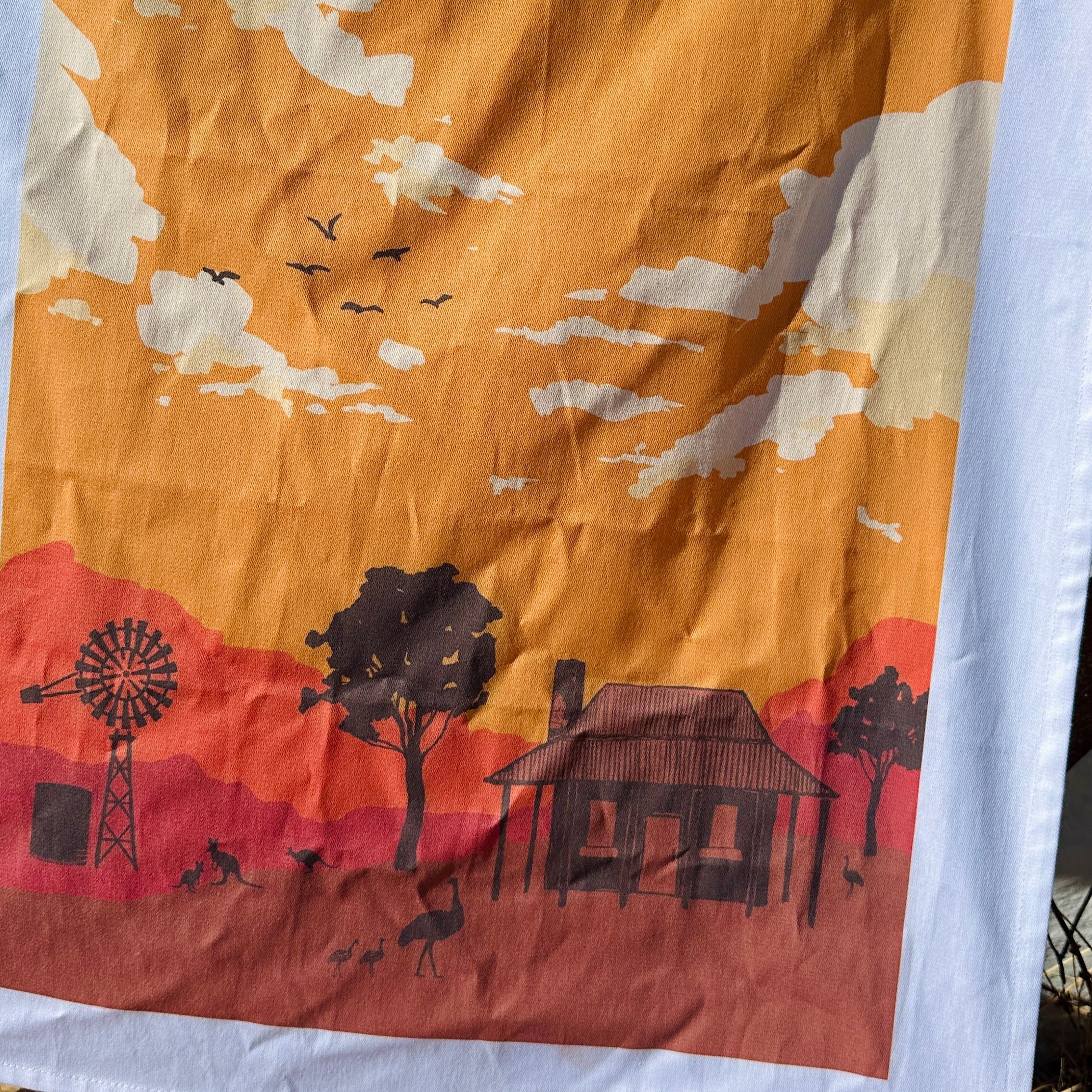 Tea Towel: Desert Sunset