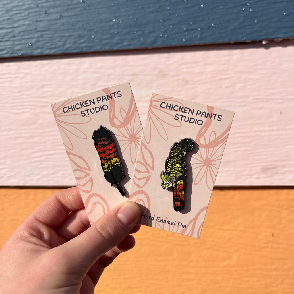 Enamel Pin: Female RTBC Feather