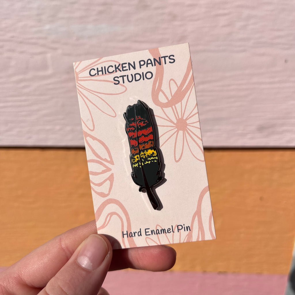 Enamel Pin: Female RTBC Feather