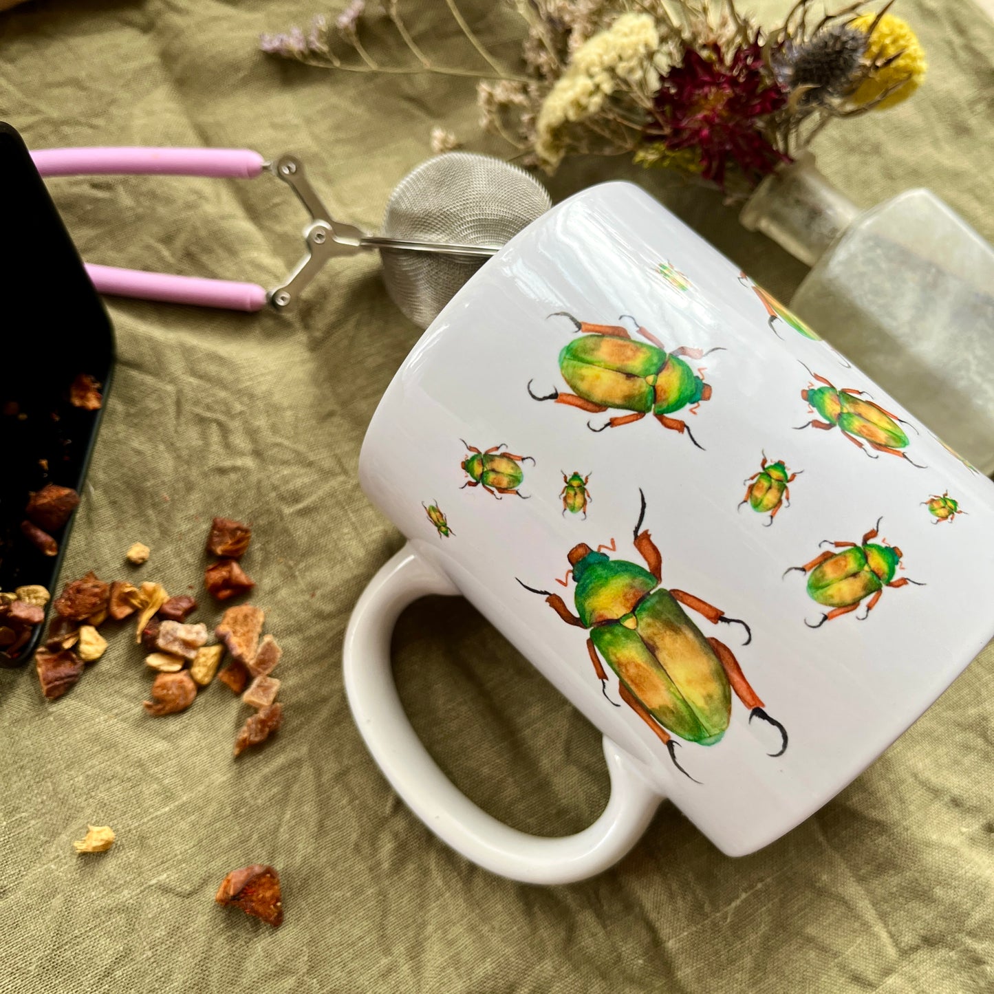 Christmas Beetle Mug