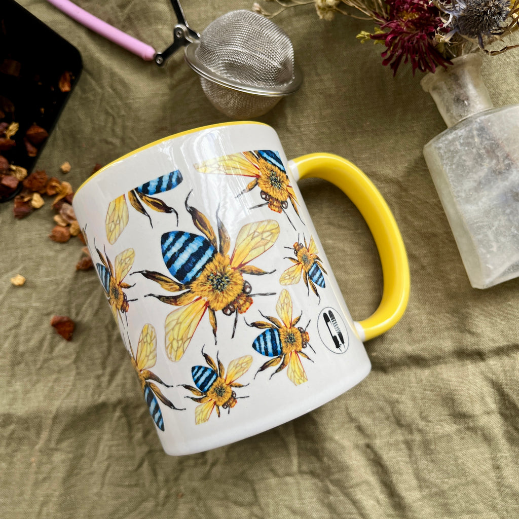 Mug: Blue-Banded Bee