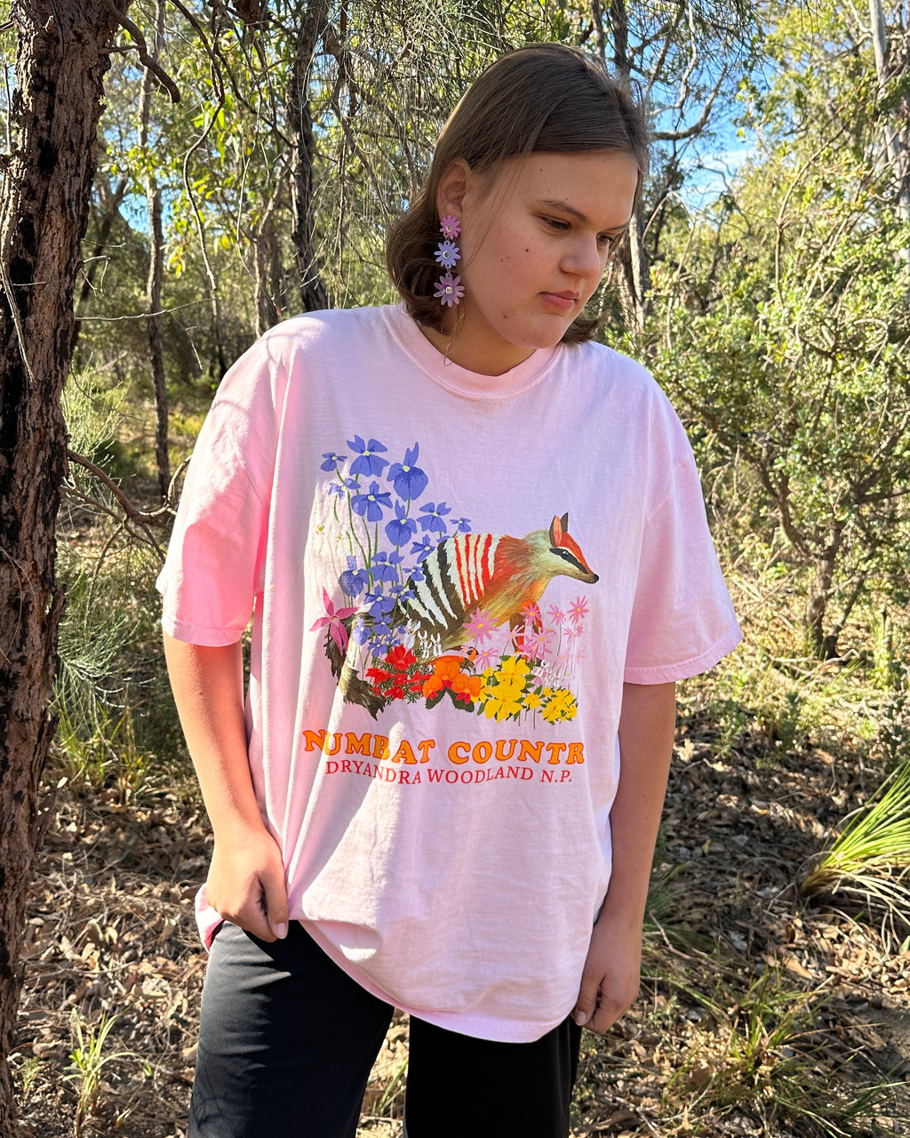 T-shirt: Numbat ~ Blossom