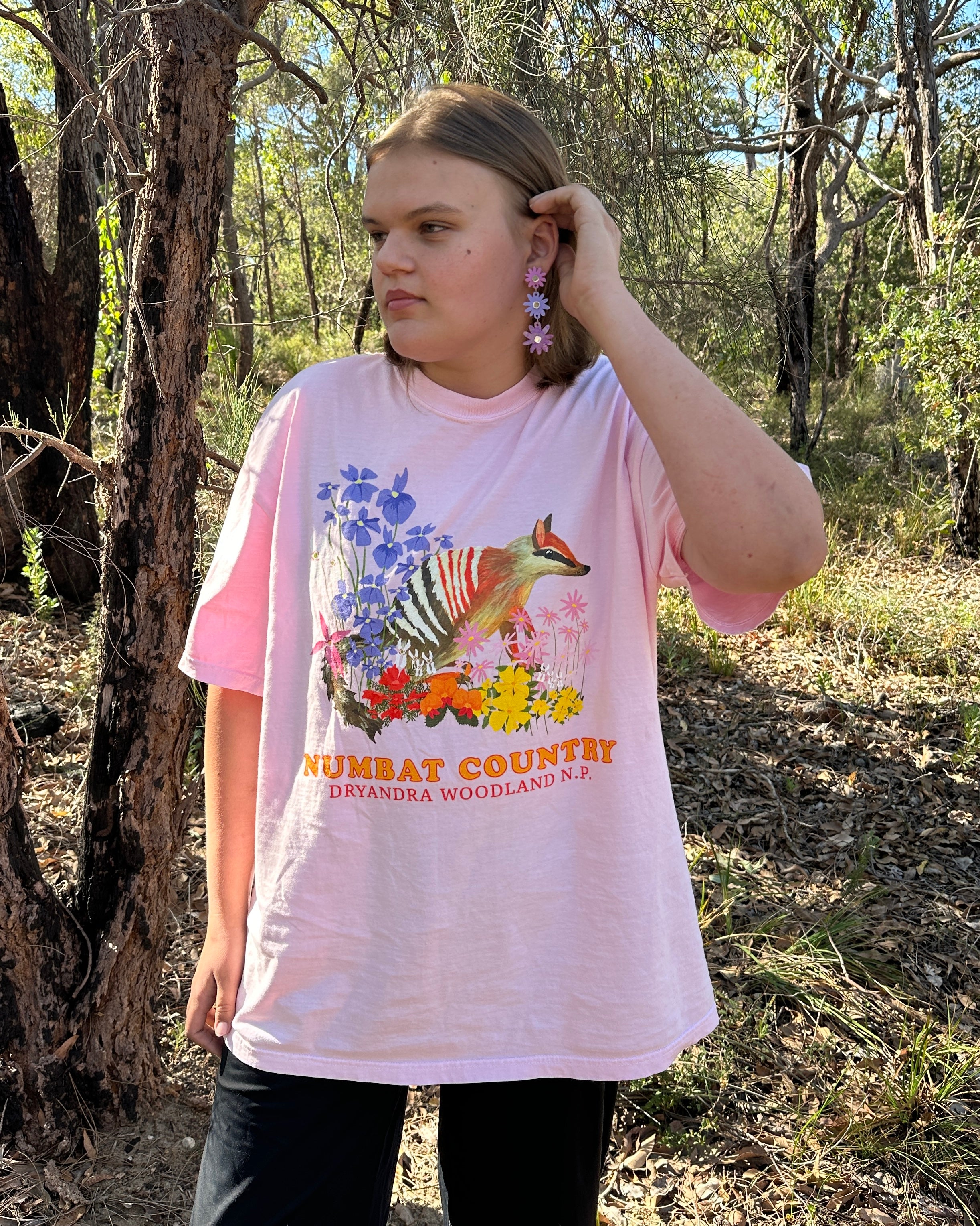 T-shirt: Numbat ~ Blossom