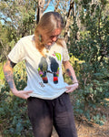 T-shirt: Black Cockatoo / Ivory