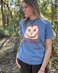 T-shirt: Barn Owl / Blue Jean