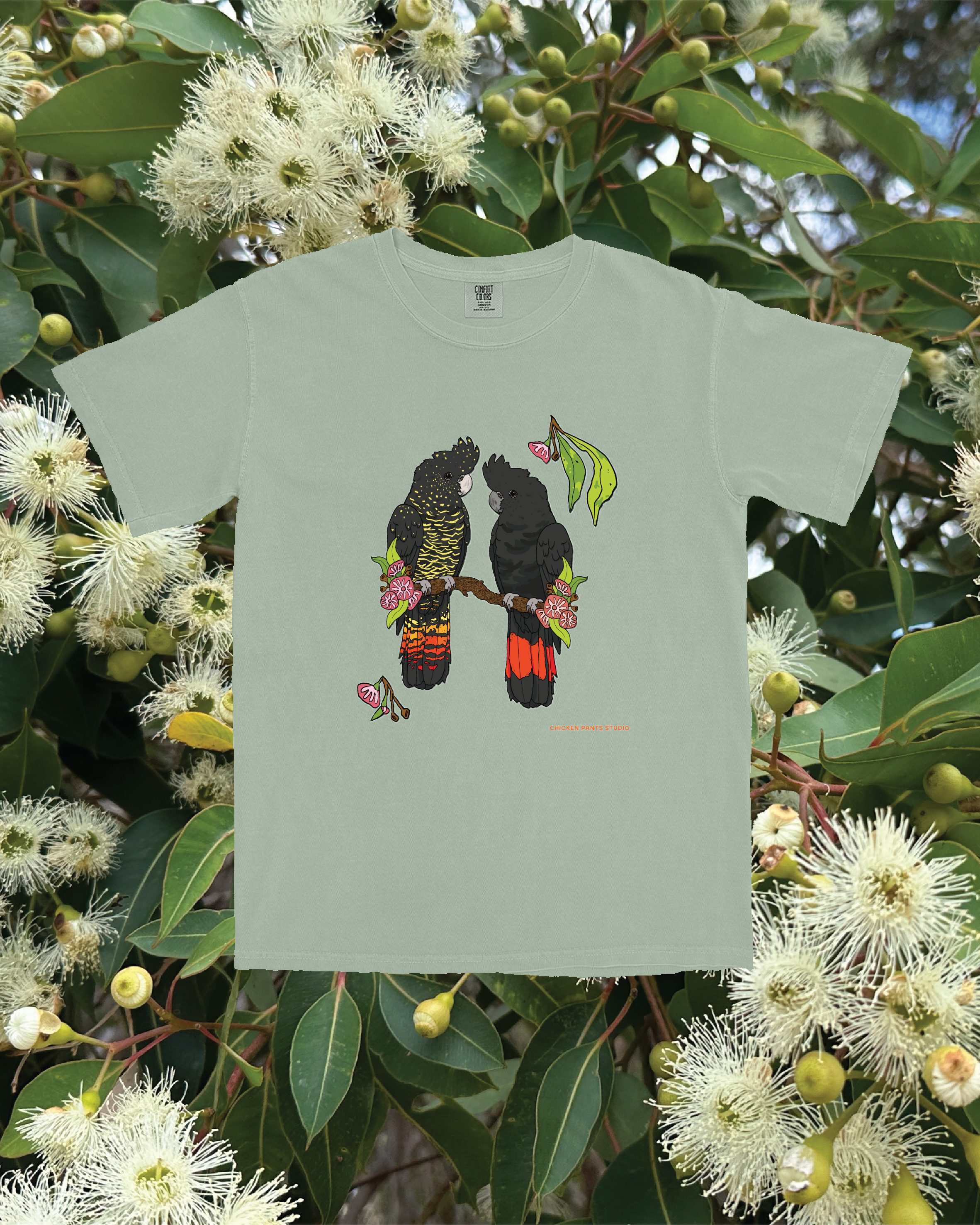 T-shirt: Black Cockatoo ~ Bay