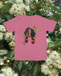 T-shirt: Black Cockatoo ~ Crunchberry