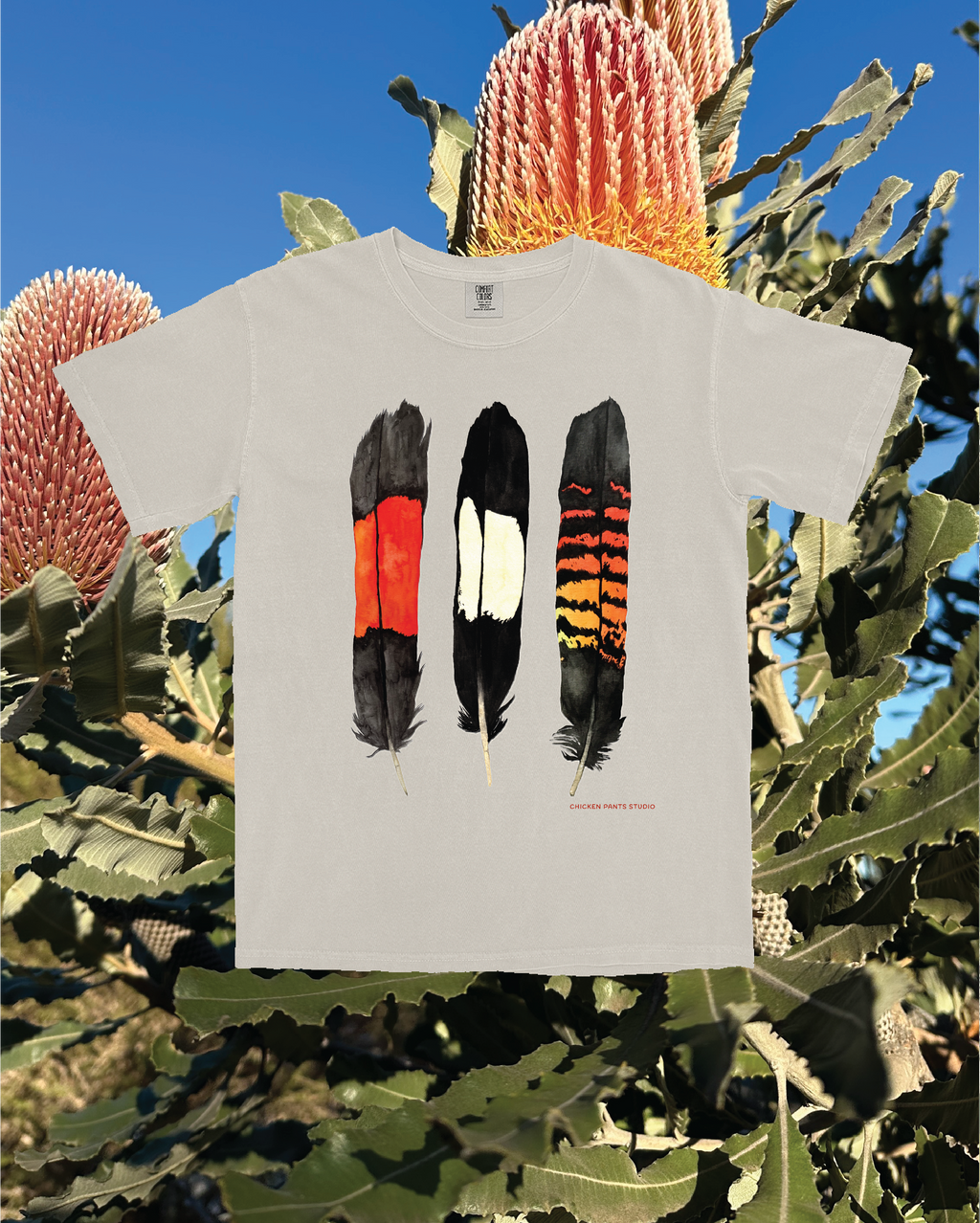 T-shirt: Feather ~ Ivory