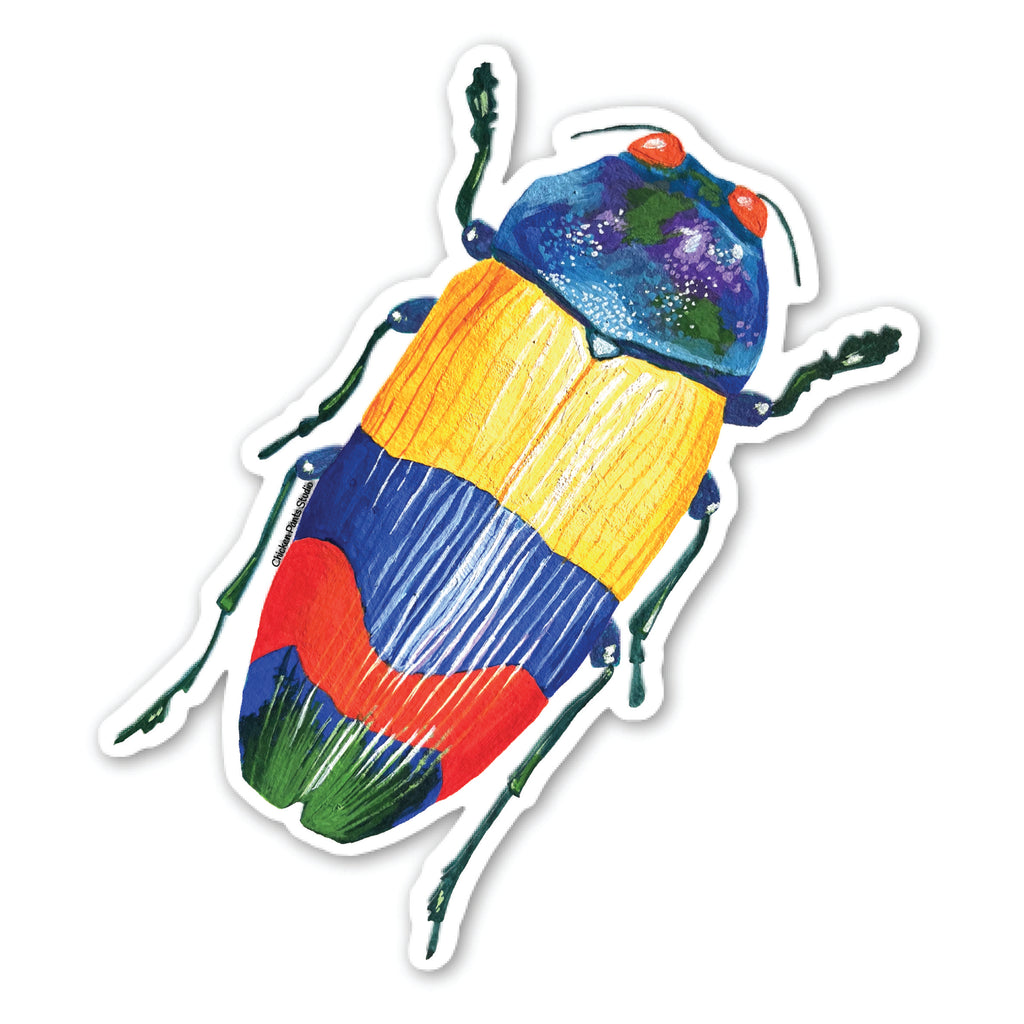 Sticker: Jewel Beetle