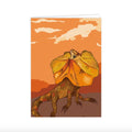 Card: Frilled-Neck Lizard