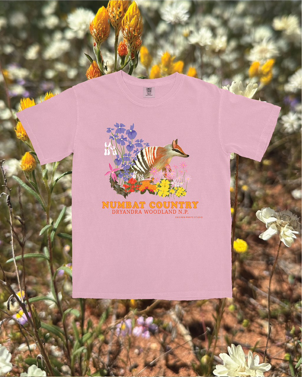 T-shirt: Numbat ~ Blossom