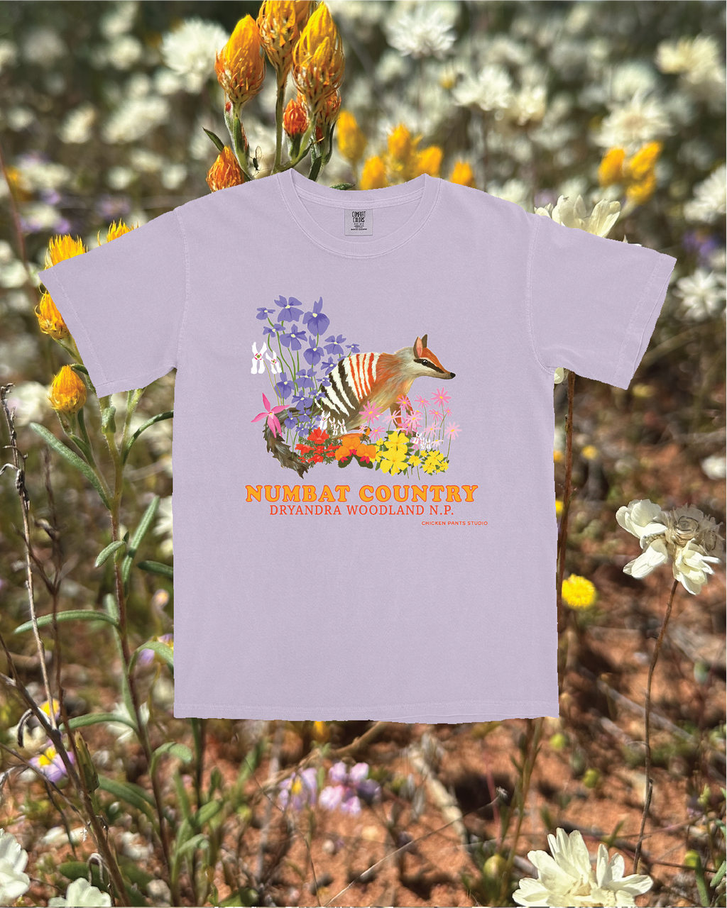T-shirt: Numbat ~ Orchid