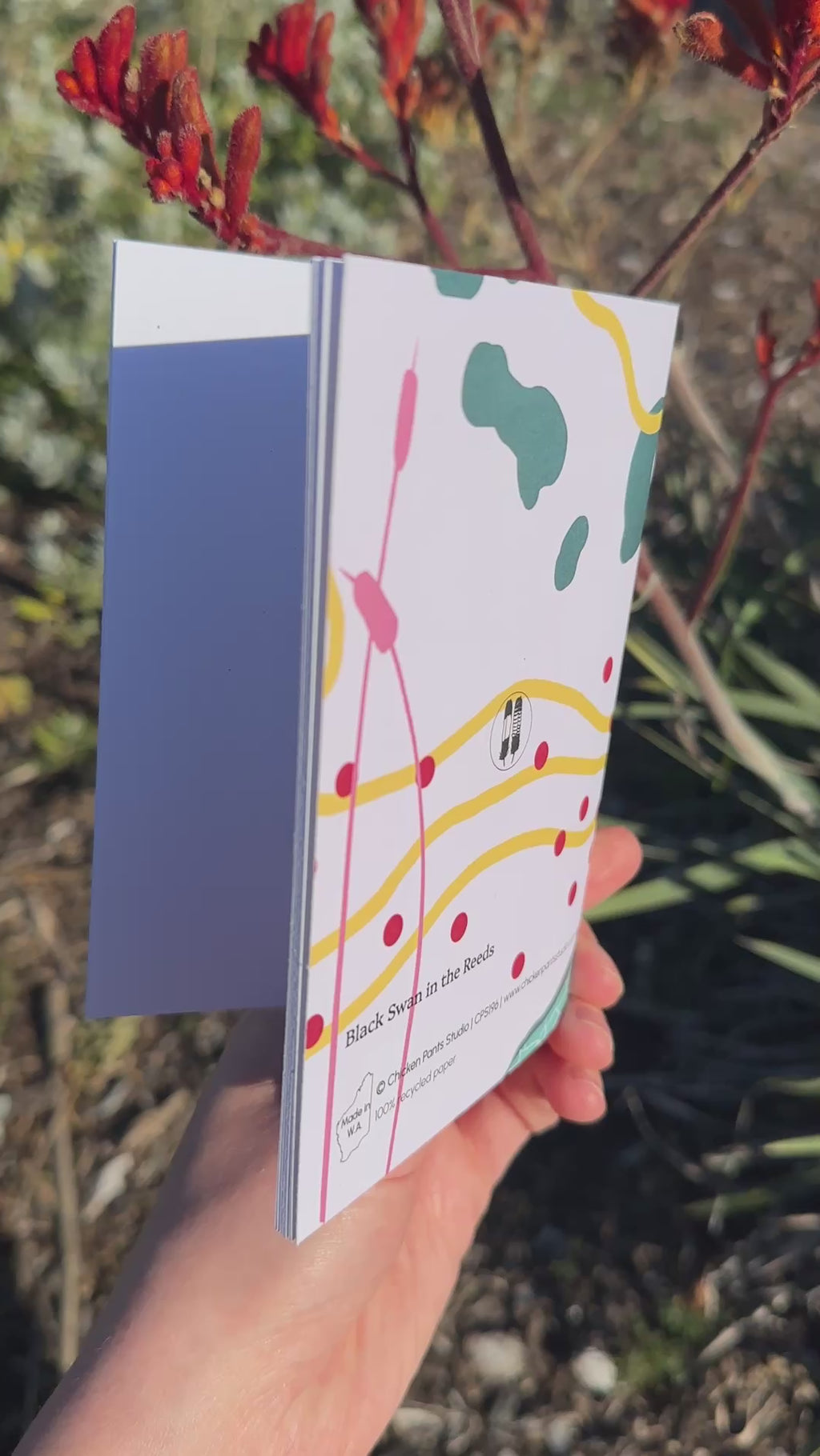A6 Pocket Notebook: Black Swan