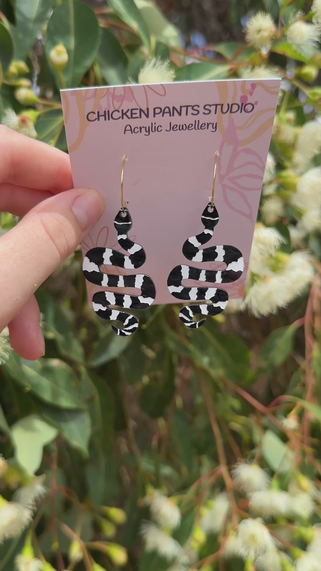 Earrings: Bandy Bandy Snake