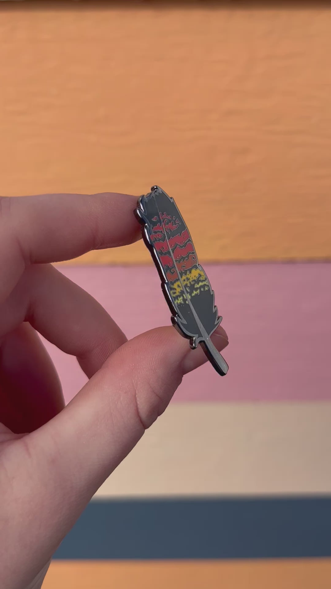 Enamel Pin: Female RTBC Feather