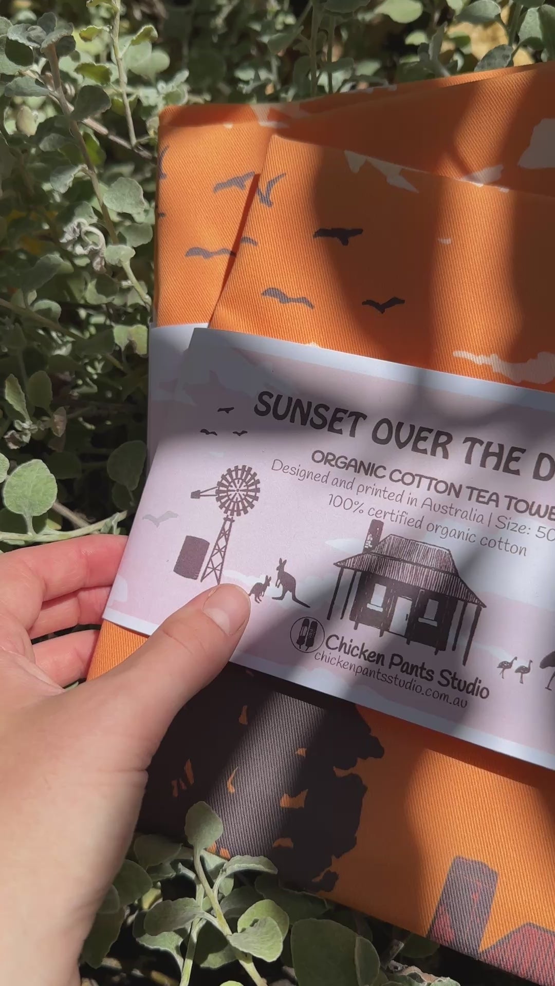 Tea Towel: Desert Sunset