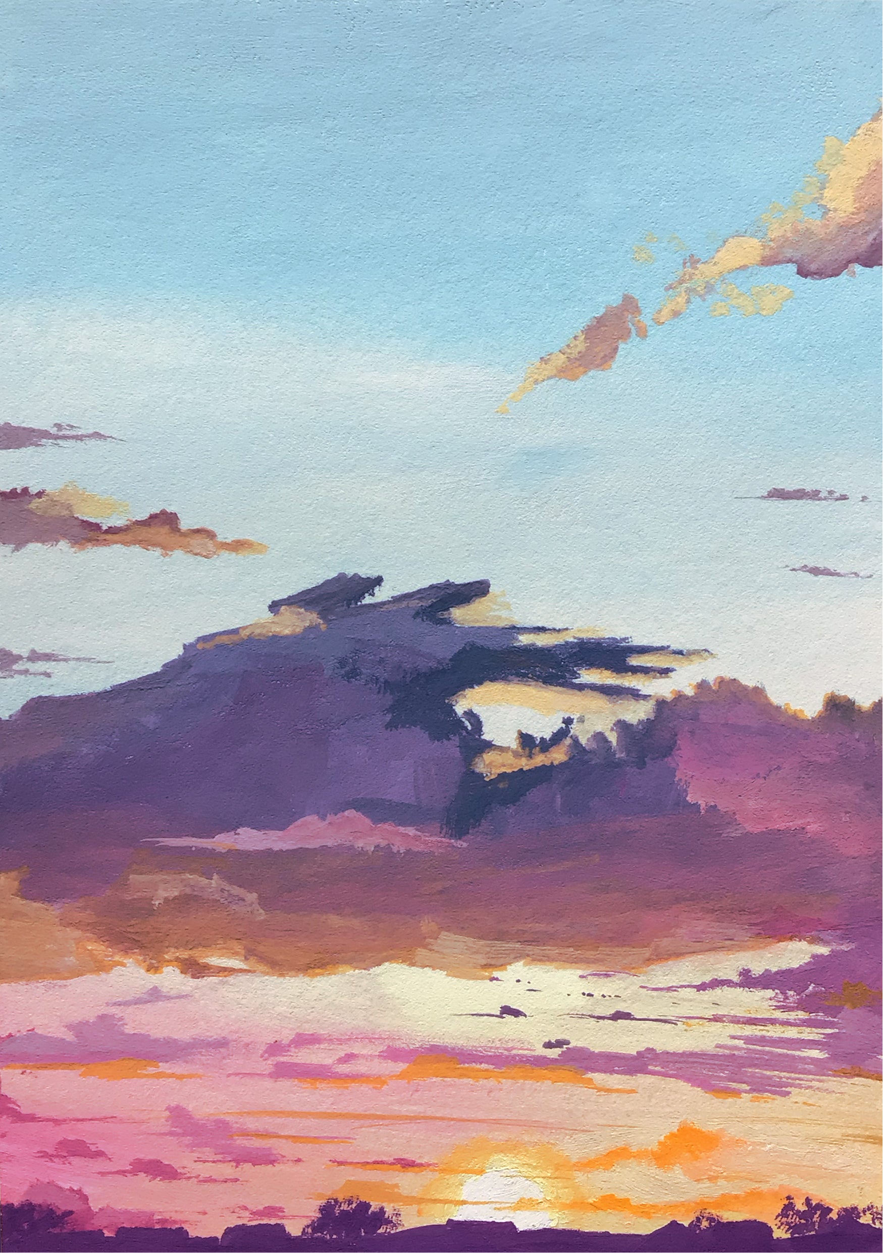A5 Print: Sunset I
