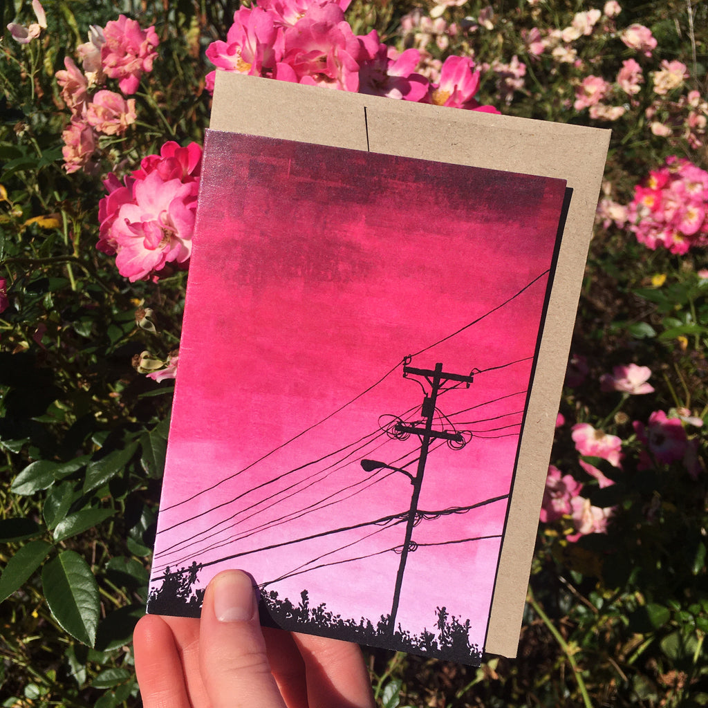 Card: Fairy Floss Sunset