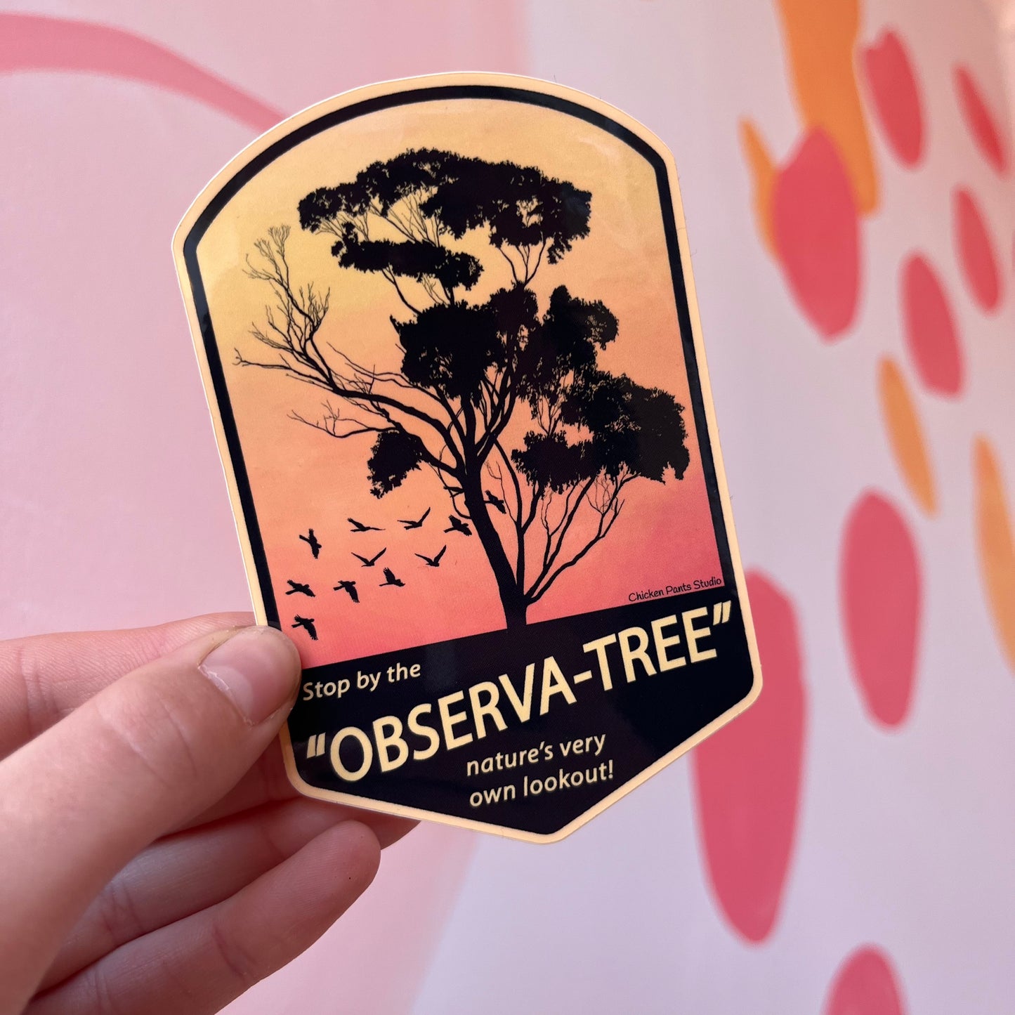 Sticker: The 'Observa-tree'