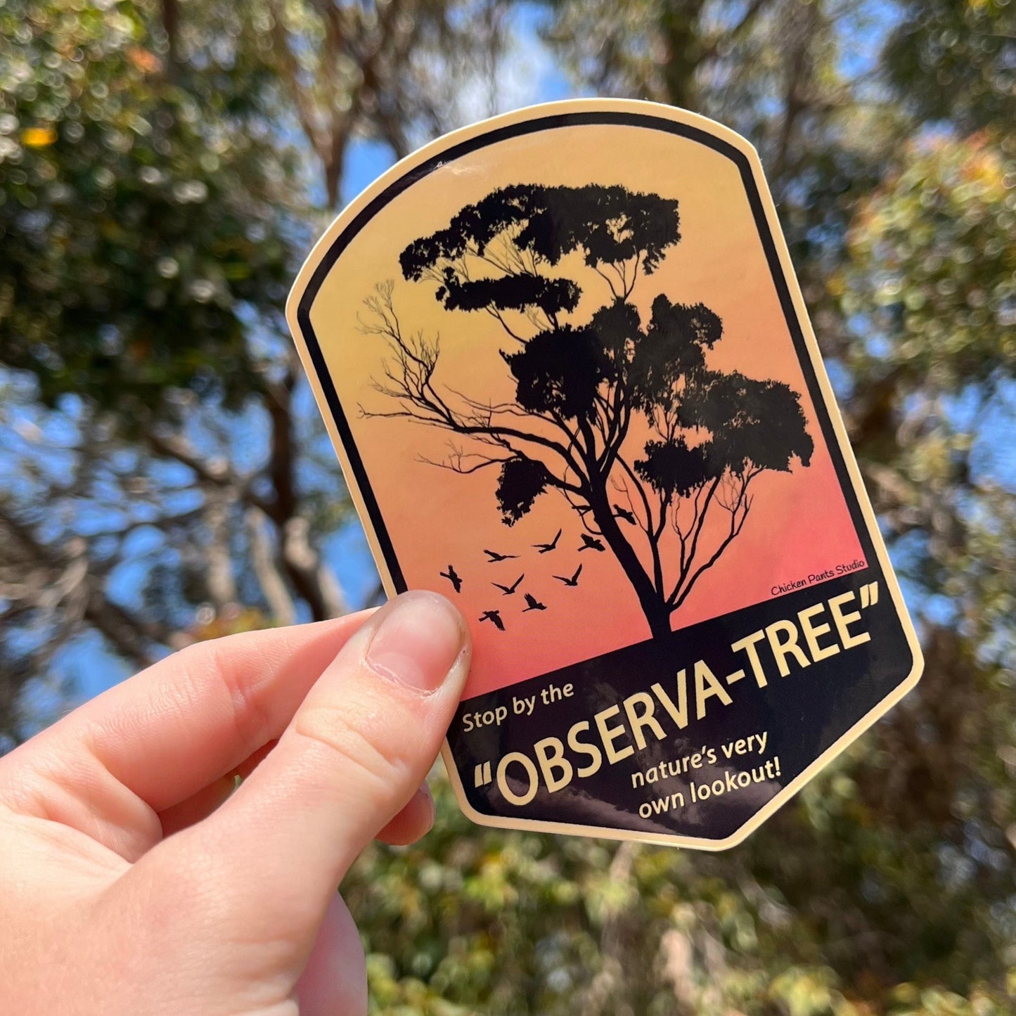 Sticker: The 'Observa-tree'