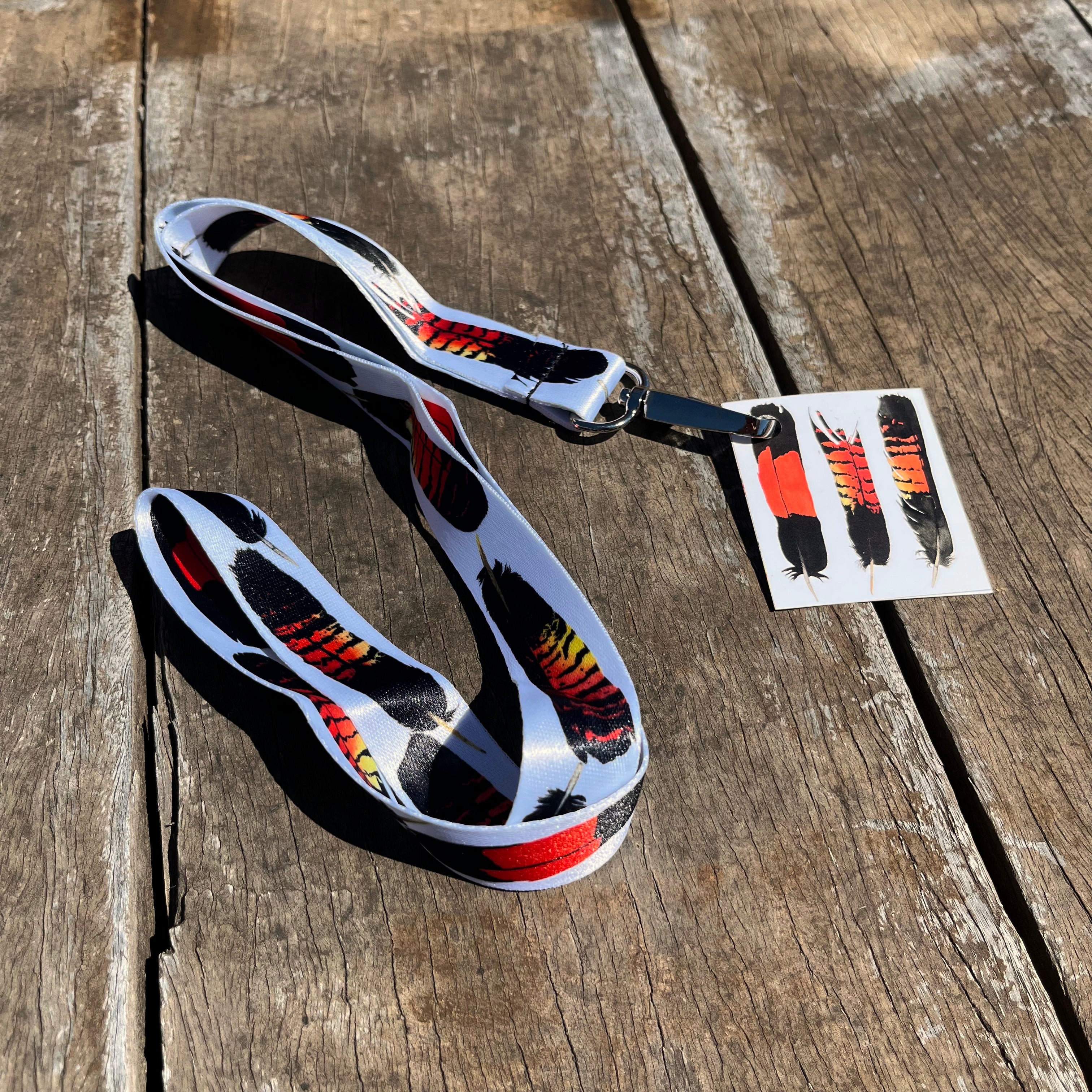 Lanyard: RTBC Feathers