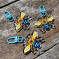 Keychain: Blue-Banded Bee