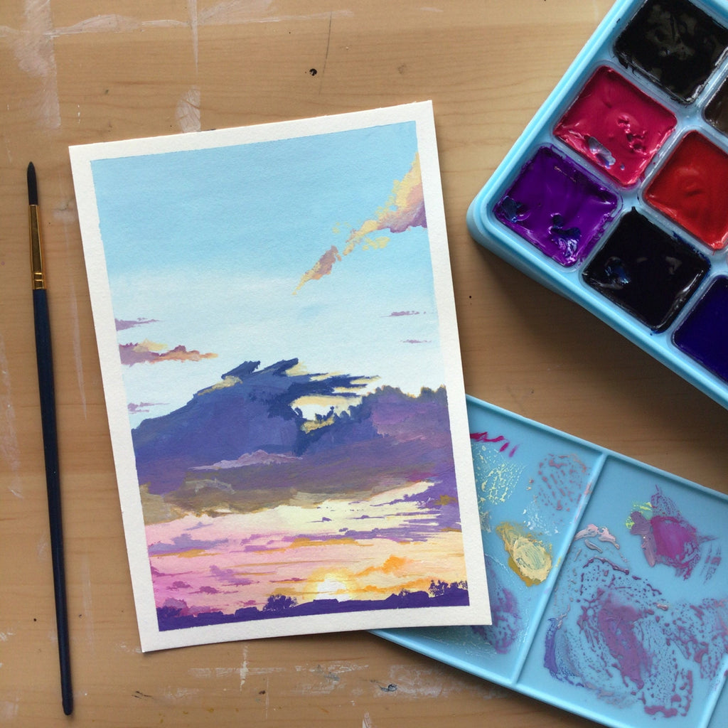 A5 Print: Sunset I