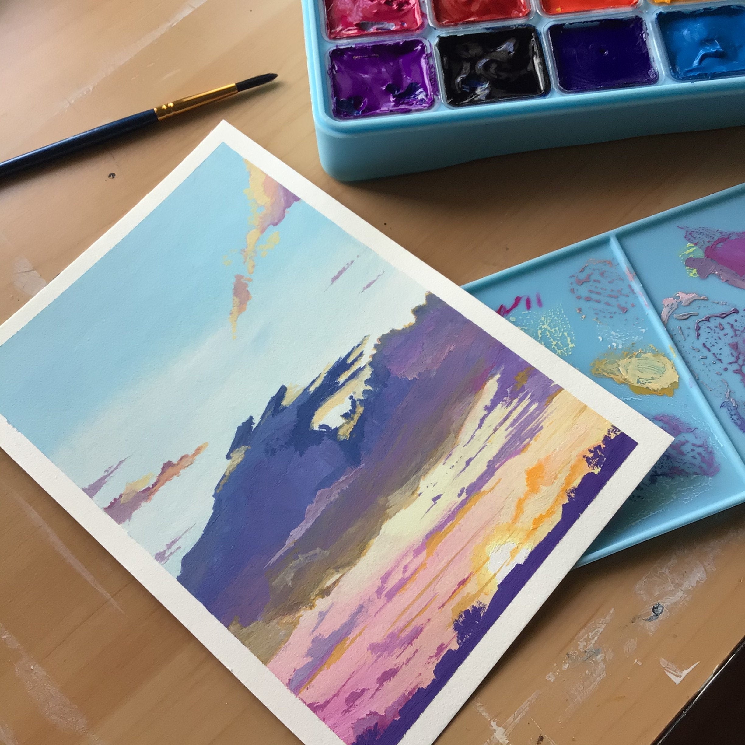 A5 Print: Sunset I
