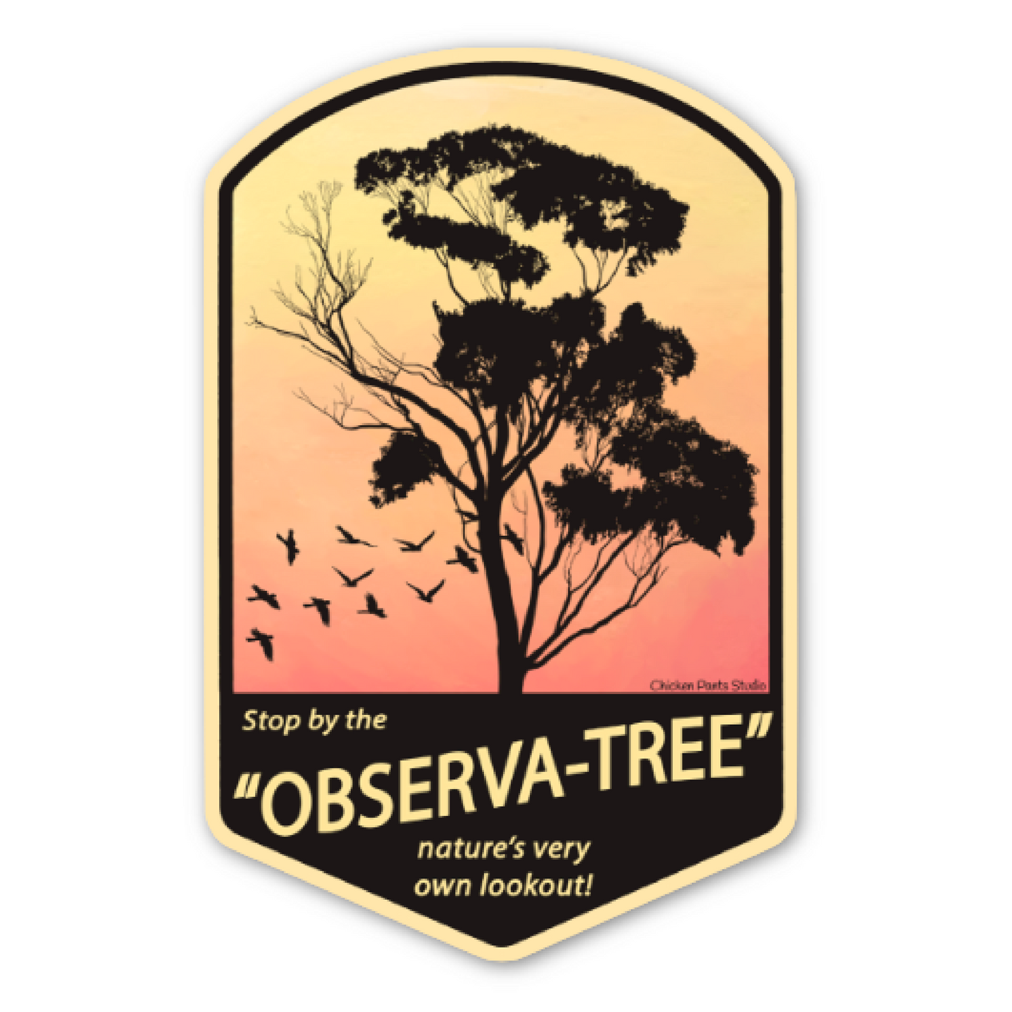 Sticker: The 'Observa-tree'