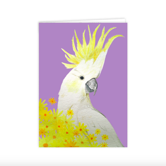 Sulphur-Crested Cockatoo Greeting Card