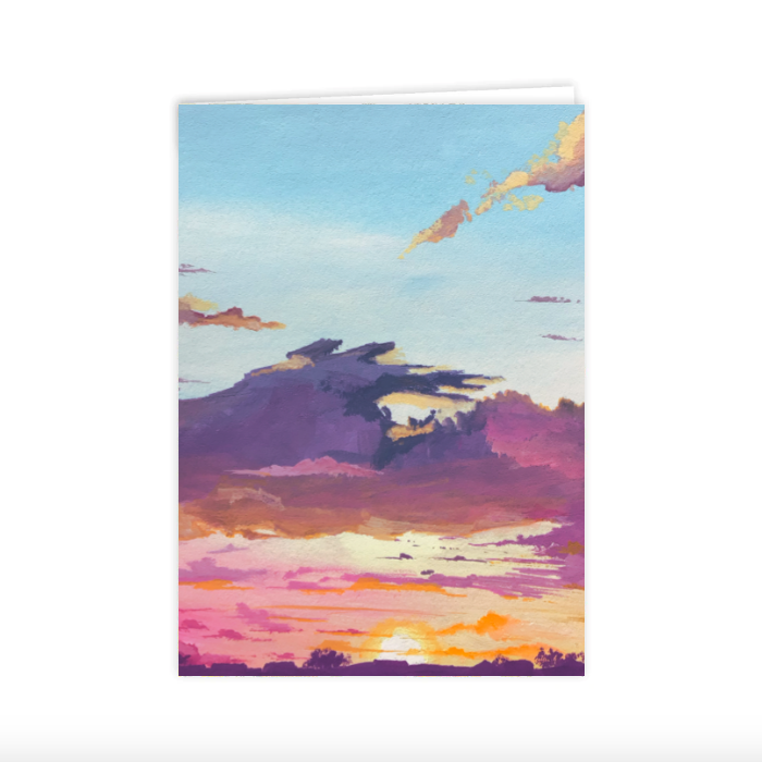 Card: Sunset I